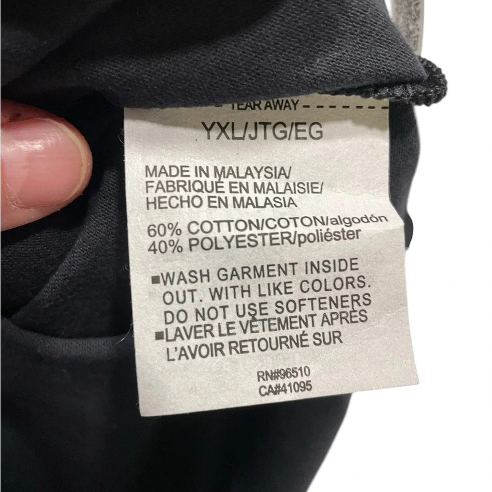 Under Armour Youth XL Black Racerback Tank Top with Bubble‎ Letters